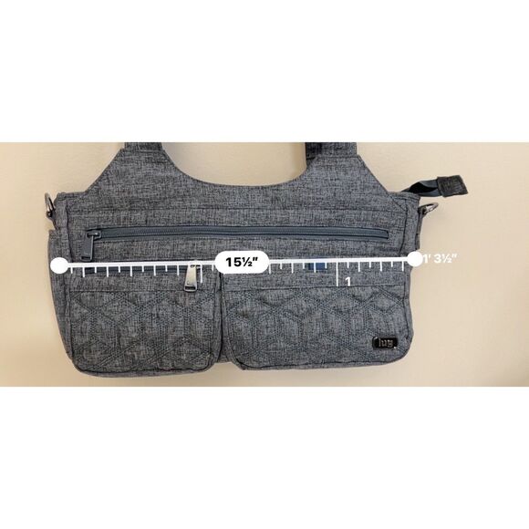 NWOT Lug East West Streetcar tote in dark heather gray - Picture 13 of 16